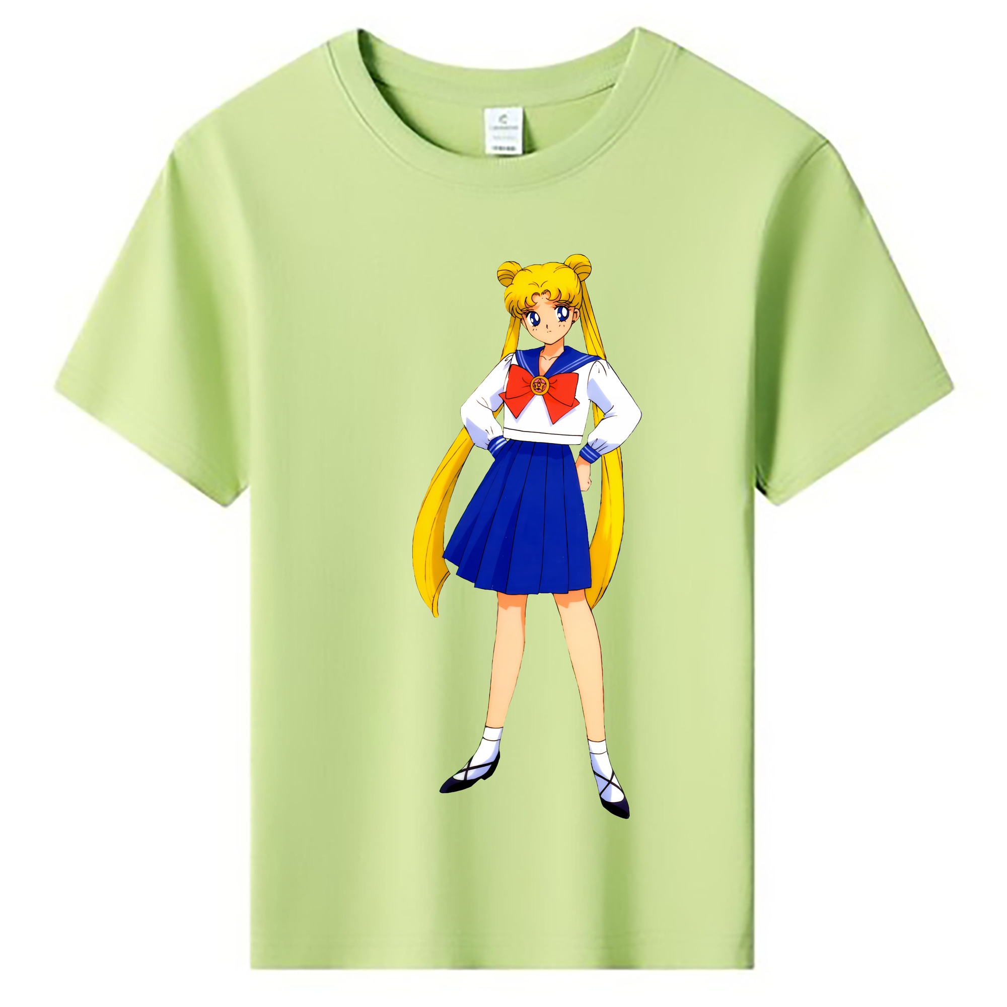 （画像用） 美少女戦士セーラームーン 愛野 美奈子 あいの みなこ Sailor Moon Aino Minako 綿100％キッズTシャツ（フロントプリント）